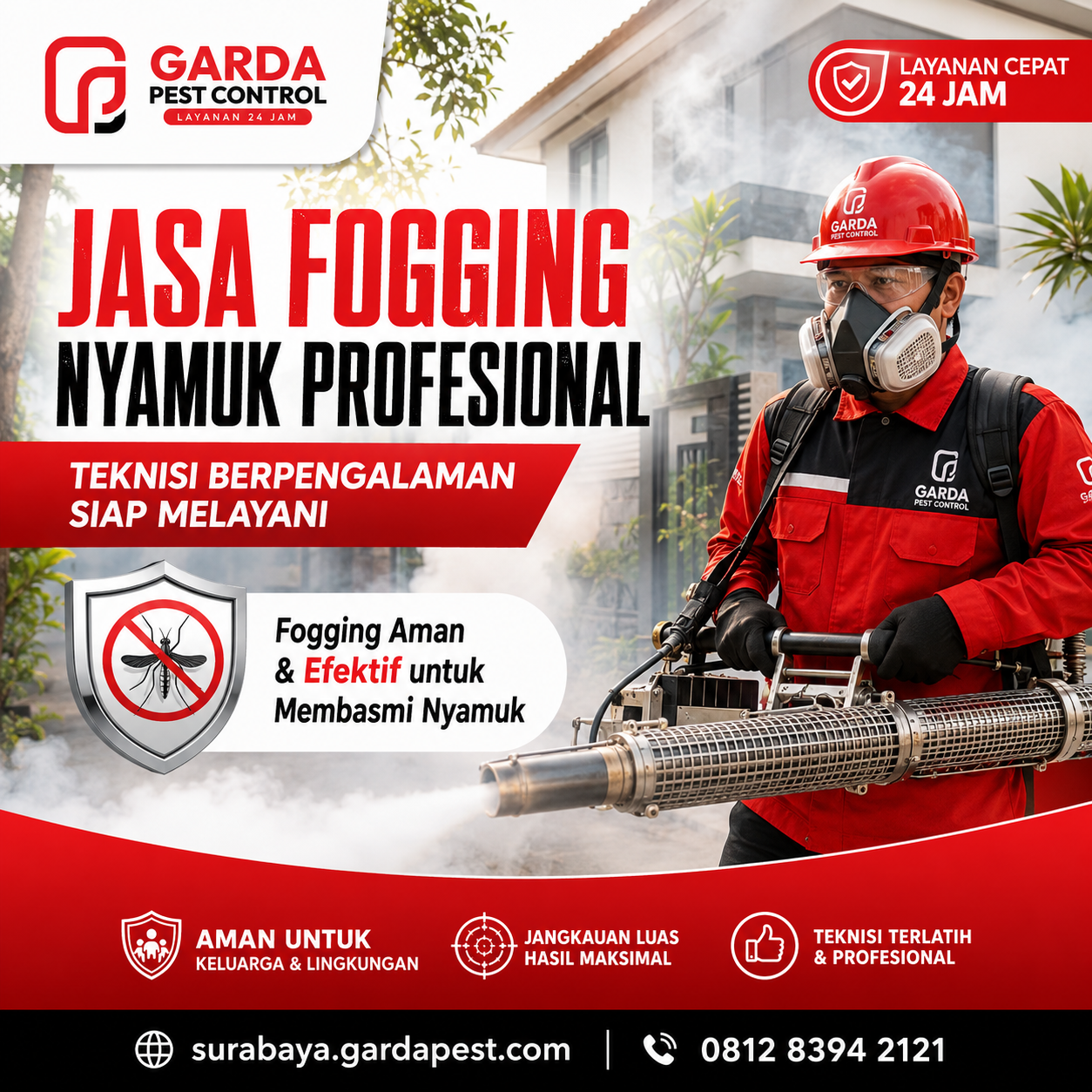 Biaya Fogging Nyamuk Rumah di Surabaya: Jaga Keluarga Dari Gigitan