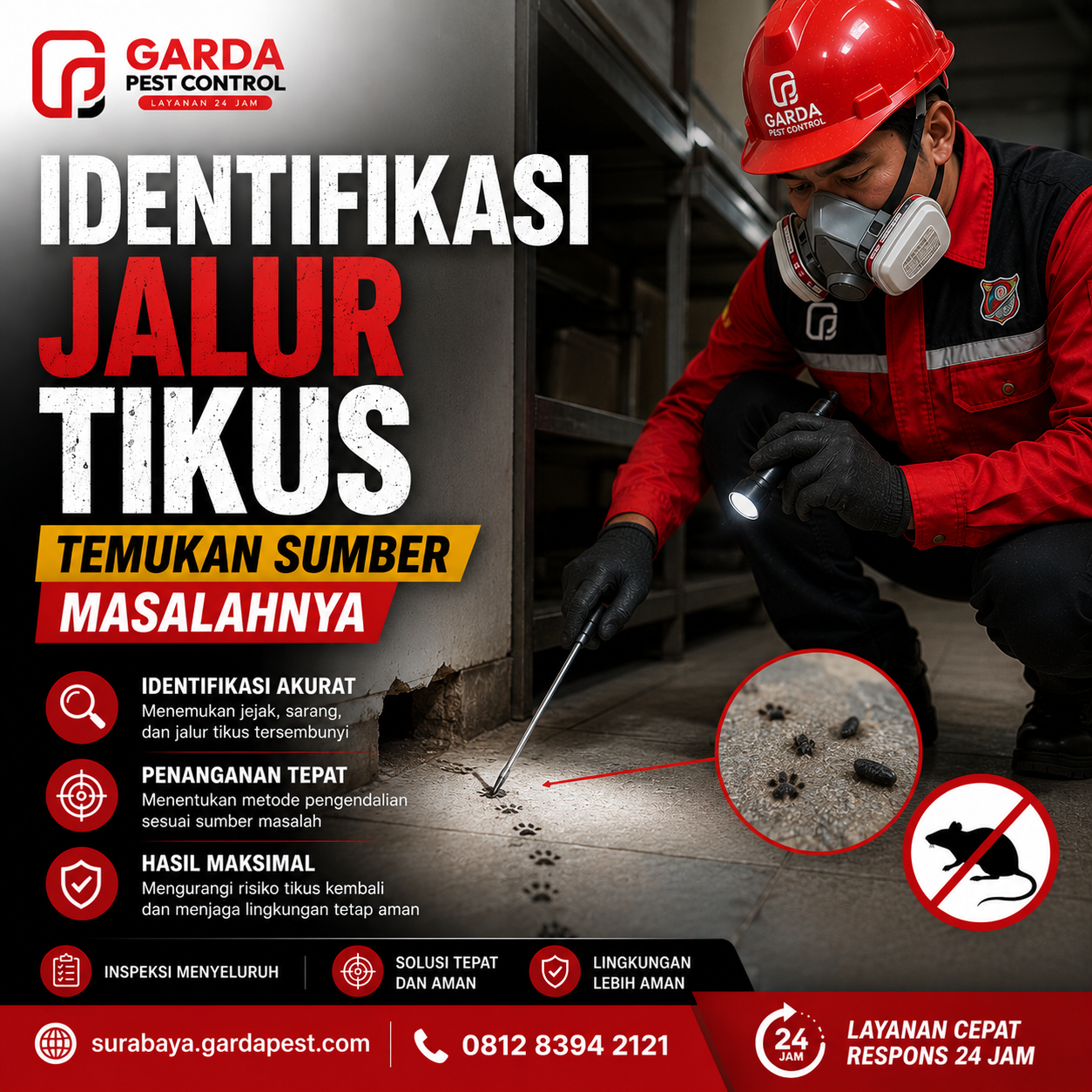 Jasa Pembasmi Tikus untuk Bisnis Makanan di Surabaya