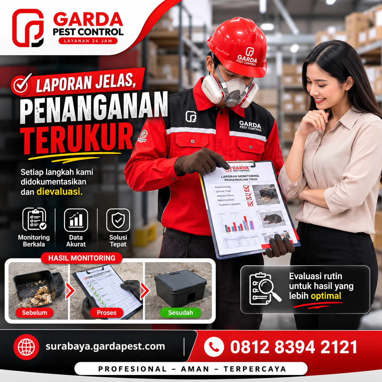 Jasa Pest Control Apartemen di Surabaya Bergaransi