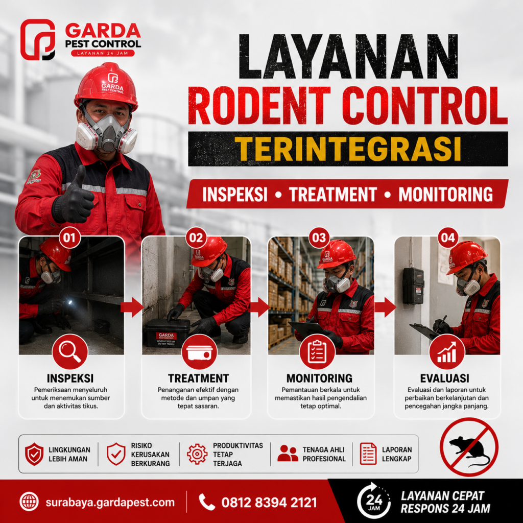 Jasa Pest Control Apartemen di Surabaya Bergaransi