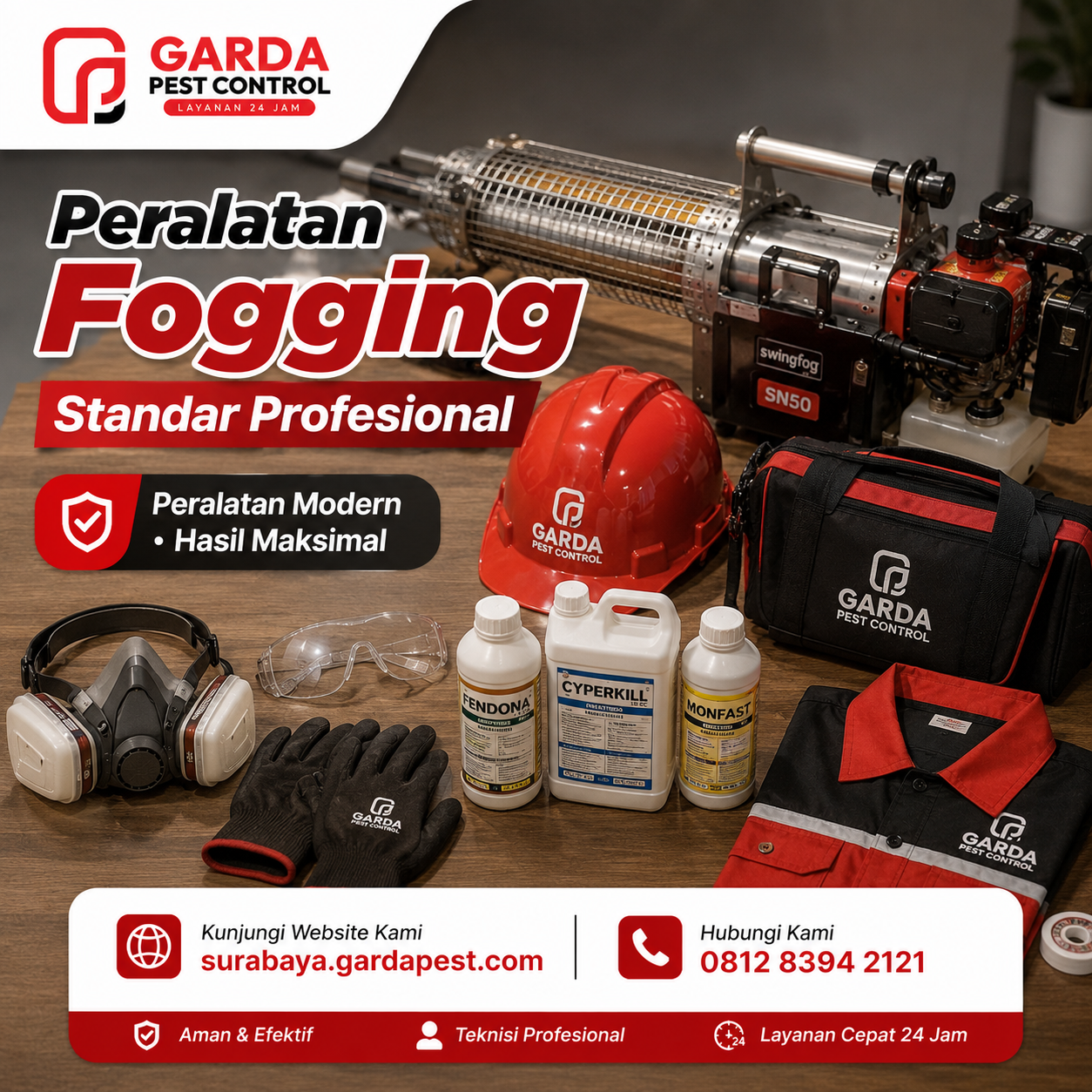 Jasa Fogging Nyamuk Panggilan Darurat Surabaya 24 Jam: Perlindungan Cepat dari Agata Pest Control