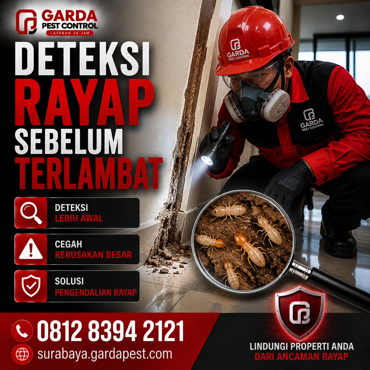 Jasa Anti Rayap Pra Konstruksi Surabaya untuk Perlindungan Bangunan Baru