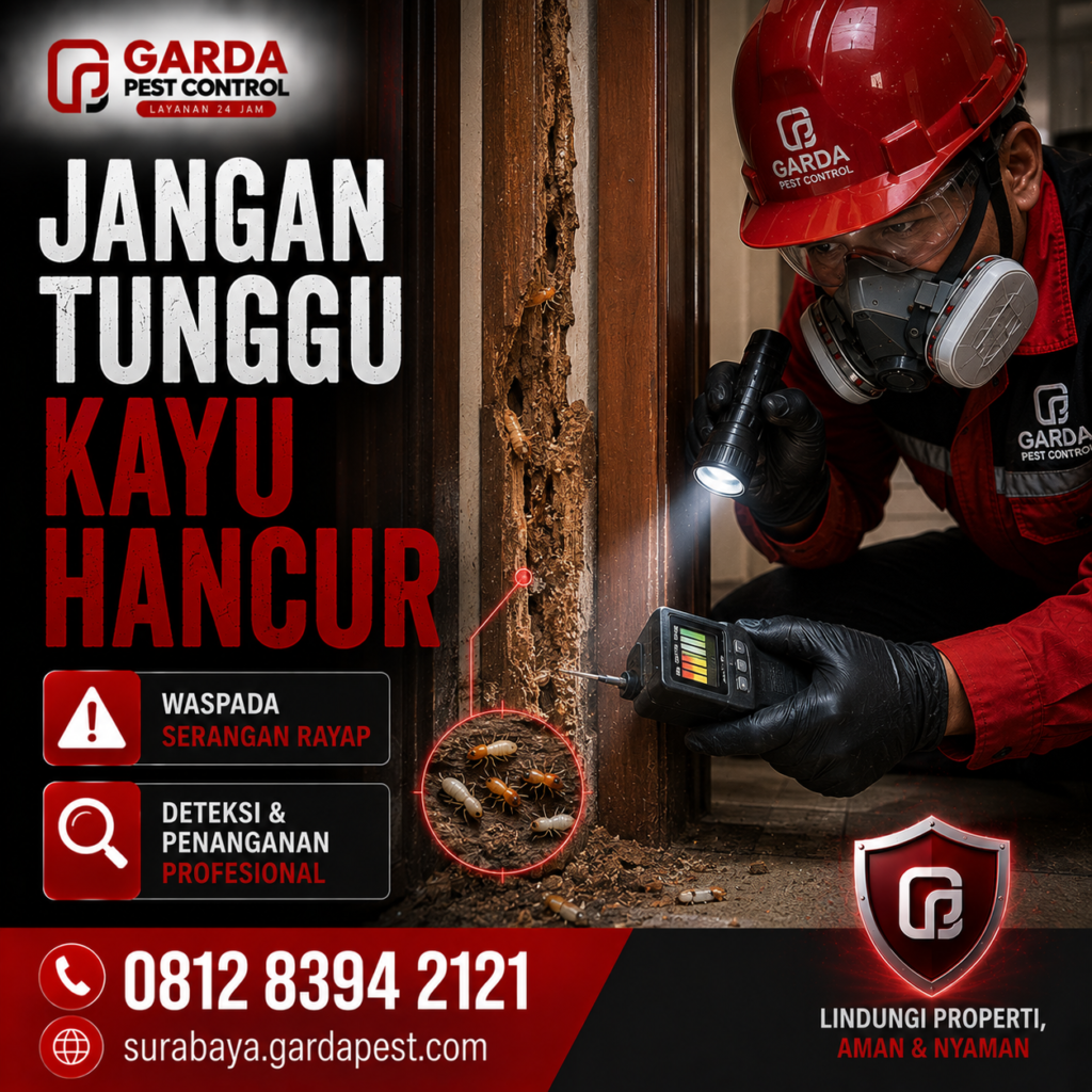 Jasa Pest Control Rayap untuk Gudang dan Pabrik Surabaya: Perlindungan Aset Industri