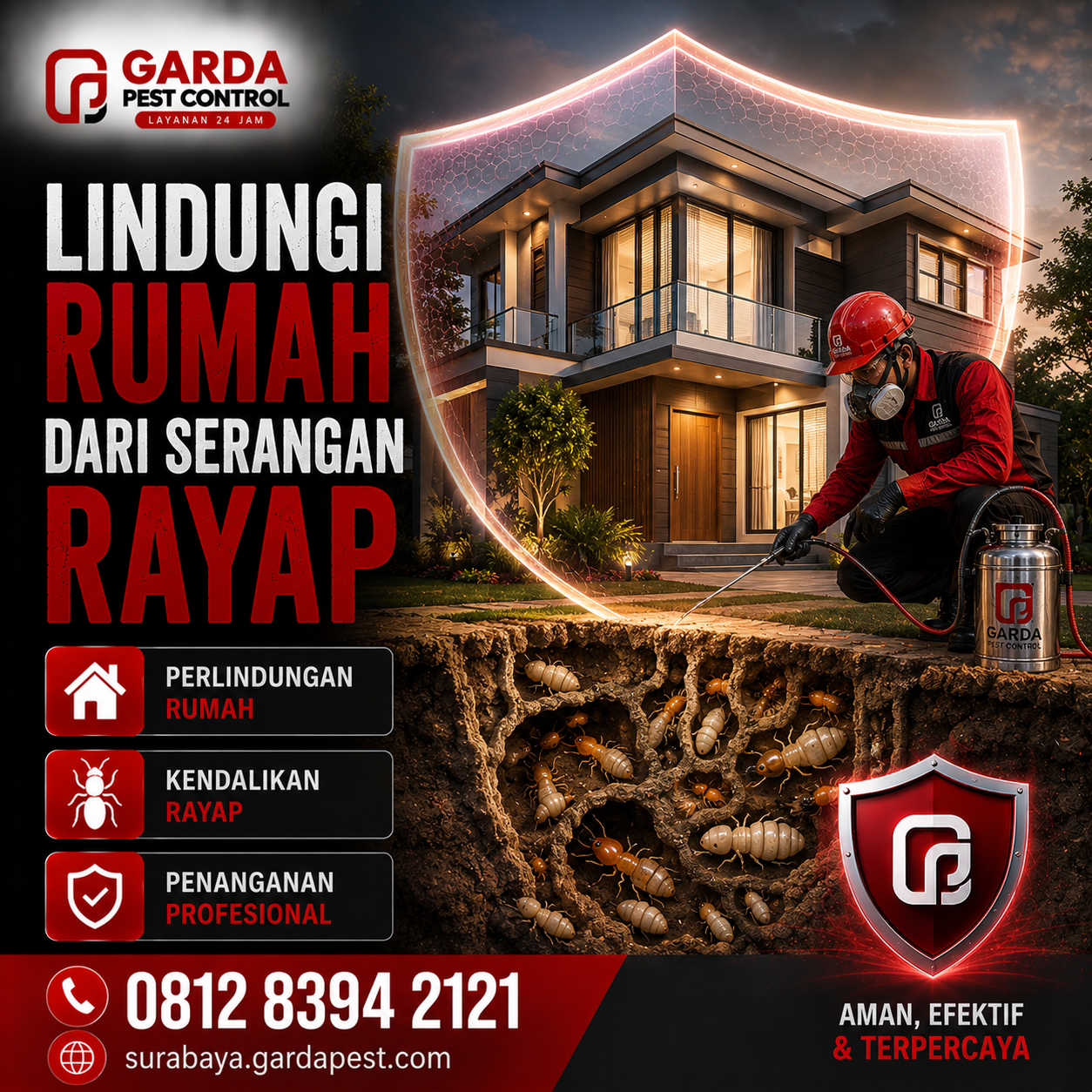 Jasa Pest Control Rayap untuk Gudang dan Pabrik Surabaya: Perlindungan Aset Industri